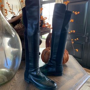 Stuart Weitzman The 5050 Boot Black round toe